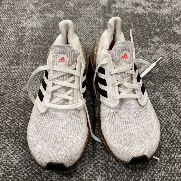 Adidas Ultraboost 20 W Metallic White Black Pink EG9780 Size 9 Iridescent - Picture 2 of 6